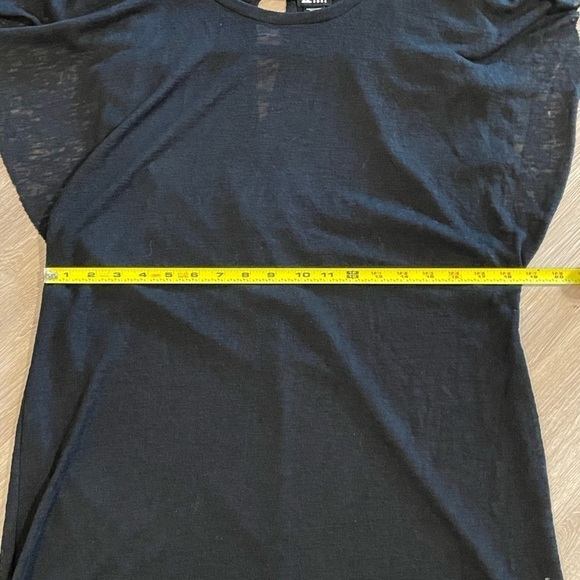 Billabong Women’s Swim Cover Dress Medium Black Out For Waves Semi Sheer Coastal - Picture 14 of 17